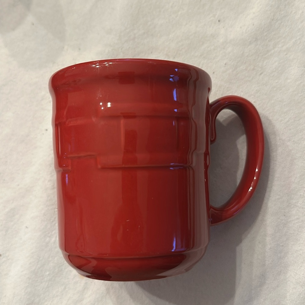 Longaberger Woven Traditions 12oz mug Tomato